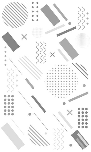 Fondo Abstracto Blanco Con Formas Geom Tricas Vector Premium