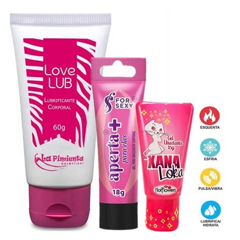 KIT Gel Lubrificante Intimo LOVE LUB Excitante XANA LOKA Gel