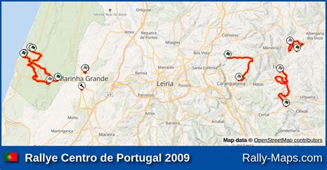 Maps Rallye Centro De Portugal 2009 CPR Rally Maps