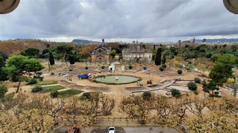 Plaça de Joan Fiveller in Parc de la Ciutadella has just been restored