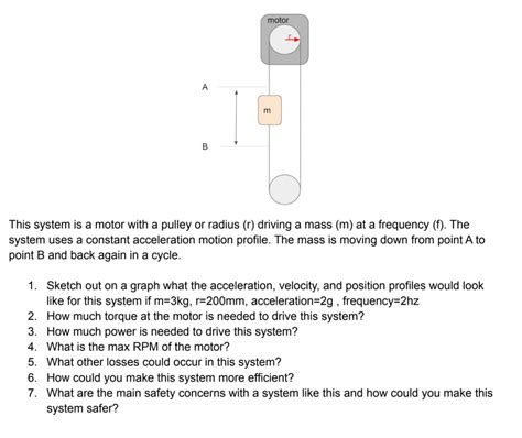 Motor Sizing - Torque & Power Calculations + Safety Considerations ...