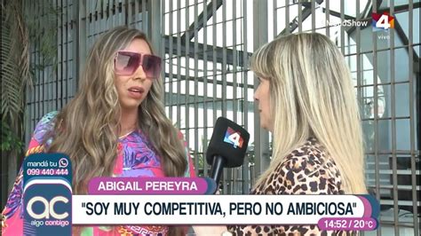 Algo Contigo Abigail Pereyra La Uruguaya Que Nos Representa En El