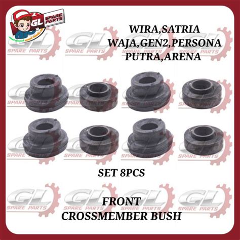 Front Crossmember Bush Set 8pcs Proton Wira Satria Satria Gti Wira SE