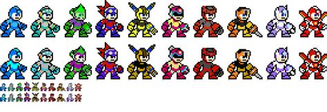 Mega Man 11 Copy Weapons 8 Bit By Bravebowmantbw On Deviantart