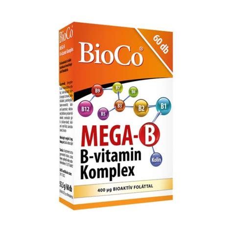 BIOCO MEGA B VITAMIN KOMPLEX FILMTABLETTA 60X PATIKATT Patika Egy