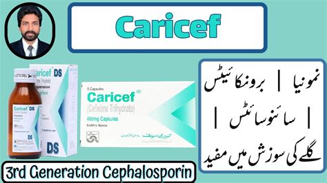 Caricef How To Treat Pneumonia Sinusitistonsillitislrti Uses Of