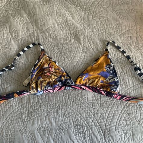 Maaji Swim Maaji Triangle Reversible Swim Bikini Top Poshmark