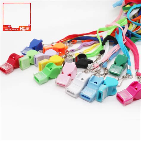 Referee Whistle With Lanyard High Impact Abs Plastic High Quality