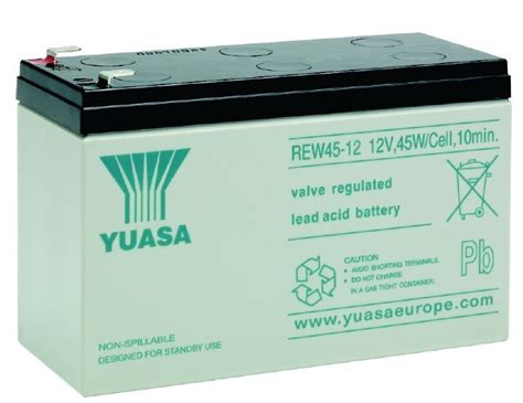 Yuasa V Ah W Ups Battery Pack Rew Lead Acid Battery And Leak