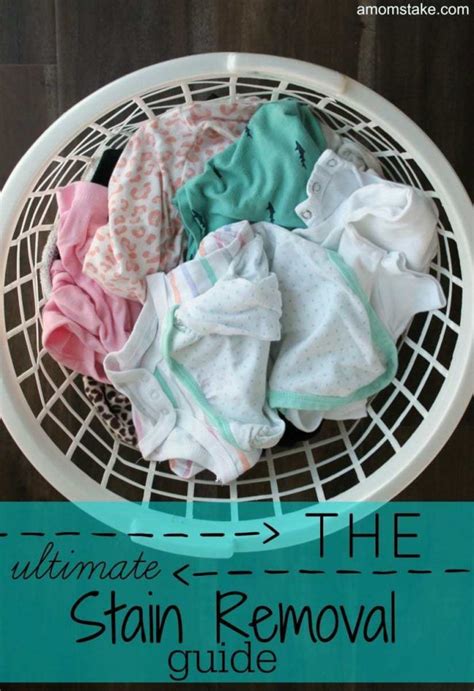 The Ultimate Stain Removal Guide - A Mom's Take