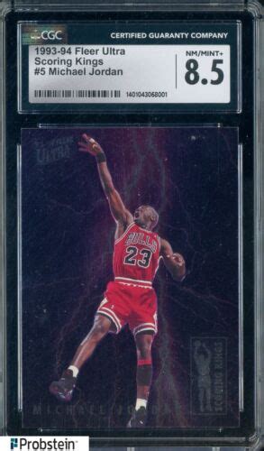 1993 94 Fleer Ultra Scoring Kings 5 Michael Jordan Chicago Bulls HOF