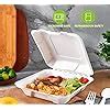 Amazon Ecolipak Pack Clamshell Take Out Food Containers