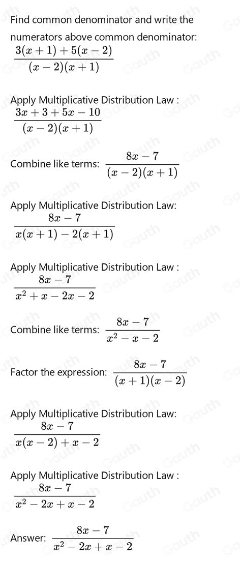 Solved 4 Express 3 X 2 5 X 1 ， X 2 X 1 As A Single Fraction In Its Simplest Form