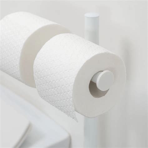 Porte papier toilette Sealskin Tube Métal Blanc Doucheetbain