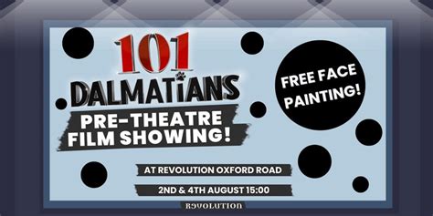 Dalmatians Pre Theatre Film Showing Tickets On Sunday Aug