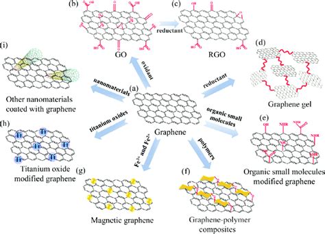 Functionalization Of Graphene A Graphene B C And D Are Go