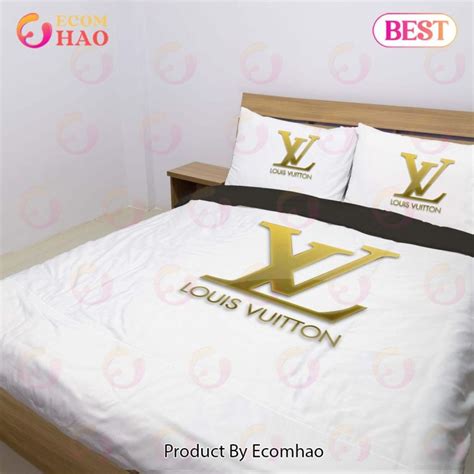 Comforter Sets Full Brown Louis Vuitton Bedding Set Ecomhao Store