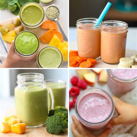 Fruit and Vegetable Smoothies - MJ and Hungryman