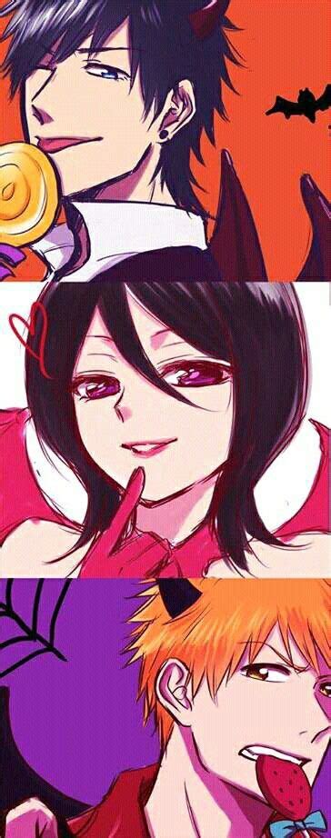 Bleach Rukia Kaien Ichigo Ichiruki Halloween Bleach Rukia Bleach