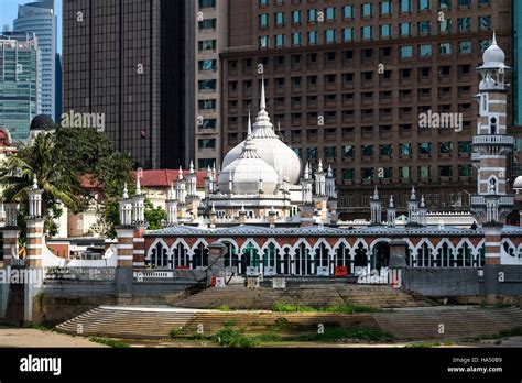 Masjid Jamek Mosque In Center Of Kuala Lumpur The Mosque Was Built In