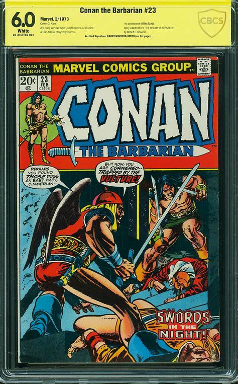 Conan The Barbarian Comic Book Sale Cbcs Fn Cbcs Verfied