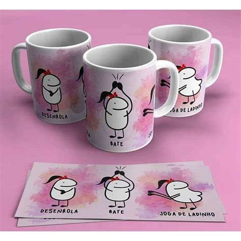 Caneca Flork Desenrola Bate Joga De Ladinho Shopee Brasil