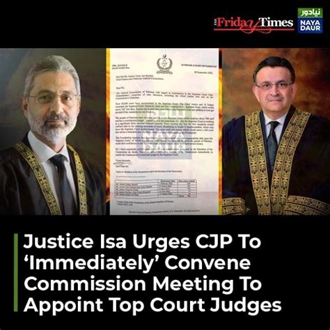 The Friday Times On Twitter Justice Qazi Faez Isa Of The Supreme