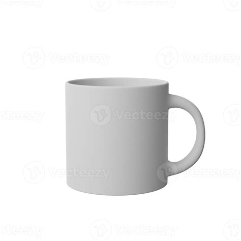 White Mug Cup Mock Up Blank Product Scene Background 3d Illustration Render White Mug Cup Mock