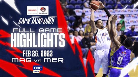 Meralco Vs Magnolia Highlights Honda S47 Pba Governors Cup Feb 26 2023 Youtube