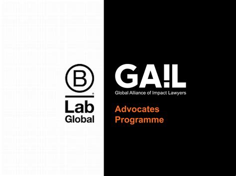 GAIL B Lab Advocates Programme – Global Alliance of Impact Lawyers (GAIL)