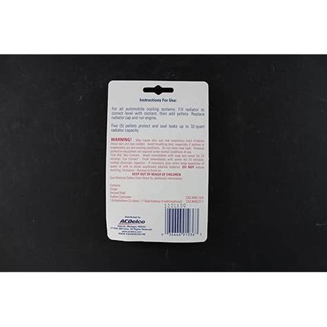 Snapklik Genuine GM Fluid 12378255 Cooling System Seal Tablet 4