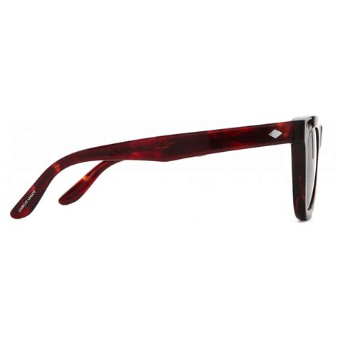 Giorgio Armani Asian Fit Men’s Rectangular Sunglasses Havana Red Sunglasses Giorgio