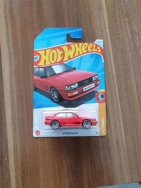 Hot Wheels Hw Turbo Audi Quattro Red Rouge Neuf Dans Son Emballage D Origine
