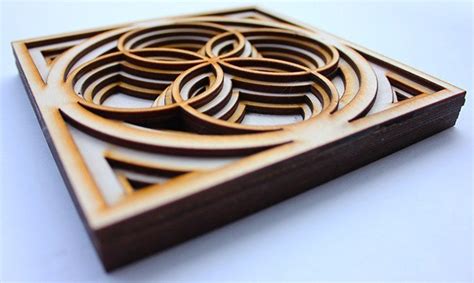 Fascinating Laser Cut Wood Art by Ben James