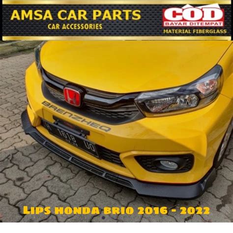 Jual Lips Bemper Depan Honda Brio