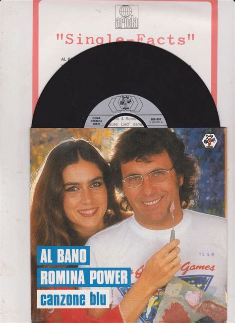 AL BANO ROMINA POWER CANZONE BLU GRAZIE 7 SINGLE INFO EBay