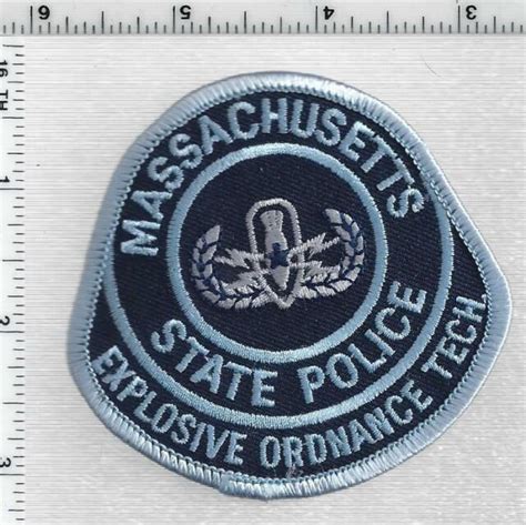 State Police Massachusetts 1st Issue Explosive Ordinance Tech