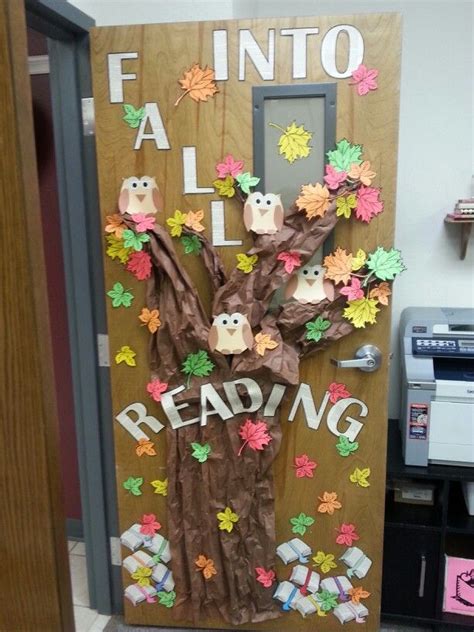 Fall Into Reading Library Door Library Decor Reading Display Door