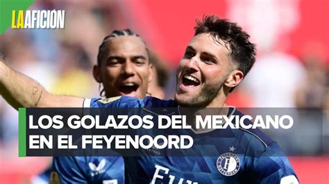 Santiago Giménez da triunfo al Feyenoord con doblete y sigue en la cima