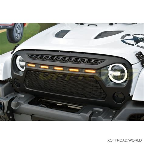 Kit Faros Led Negro Alta Luminiscencia Halo Jeep Wrangler Jk Tj