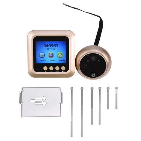 LCD Smart Door Peephole Viewer W5 -160° HD Night Vision Doorbell ...