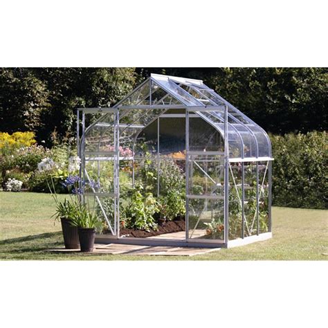 ShedsWarehouse Vita Greenhouses 8ft X 6ft Premier Double Doors