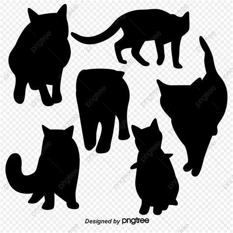 Kitten Silhouette Vector at Vectorified.com | Collection of Kitten ...