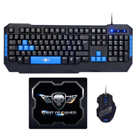 Spirit Of Gamer Keyboard Azerty French Backlit Keyboard Pro Mk Back