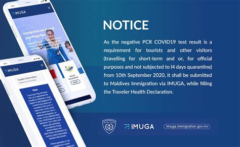 Traveler Health Declaration - New Requirement from Government of Maldives