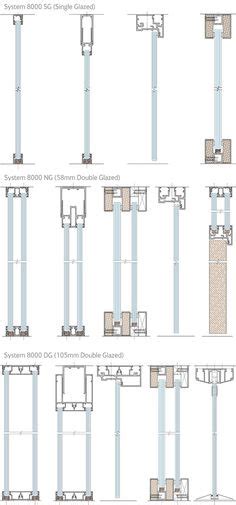 Glazing Types Plans Architecture, Diagram Architecture