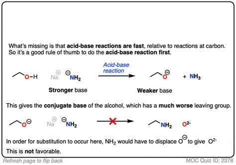 What Makes A Good Leaving Group Master Organic Chemistry