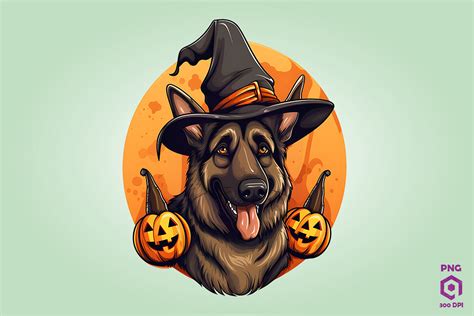 Halloween German Shepherd Dog 5 Graphic by Quoteer · Creative Fabrica