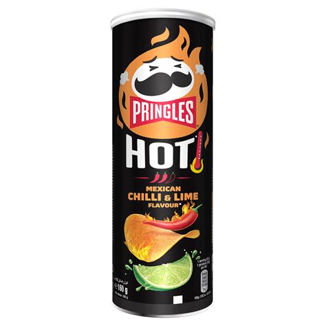 Pringles Hot Mexican Chilli Lime Flavour Potato Chips 160 G Online At
