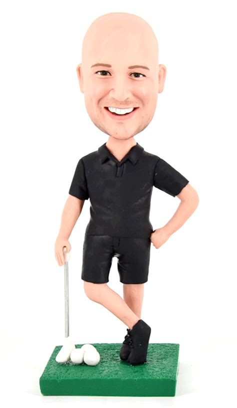 Custom Bobbleheads Golf Man Boss Golfer Husband Golf Fans [75382] 67 24 Custom Bobbleheads